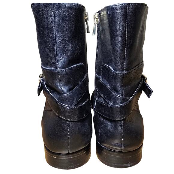 Ann Taylor - Woman's Size 11 Black Selene Leather Bootie Shoes Org. $198.00 - Picture 6 of 7